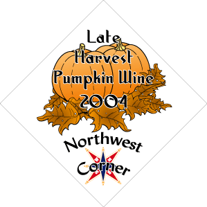 Late Harvest Pumpkin Wine Label